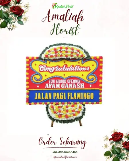 Sewa Papan Bunga Pingkuk
